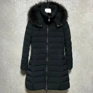 [새상품급] 타트라스 TATRAS 다운 코트 퍼 롱 블랙