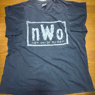 nWo 남성용 구제 의류 T셔츠 다크 그레이