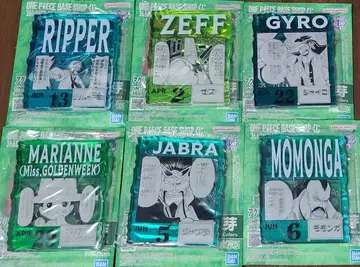 원피스 베이스샵 제일복권 아크릴 블록 참 4월 5월 6월