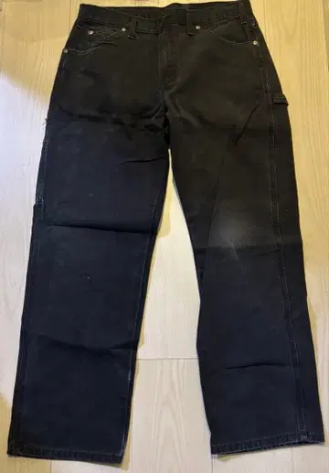 디키즈 페인터 팬츠 구제 의류 블랙