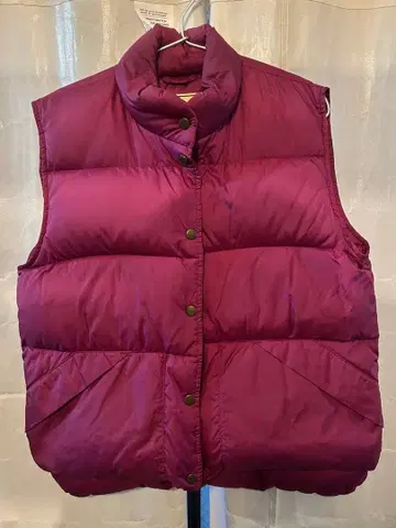 L.L.Bean 핑크 다운 베스트 70-80's