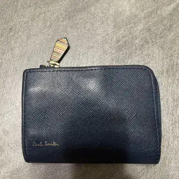 폴 스미스 네이비 가죽 키케이스