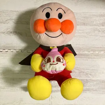 [새상품] 달려라! 호빵맨 소품함 봉제 인형 LL 호빵맨 ver.2