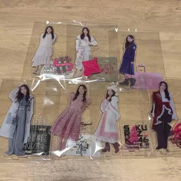 사쿠라자카46 타니구치 아이리 아크릴 스탠드 7개 세트