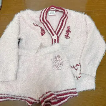 젤라또피케 가디건 숏팬츠 세트