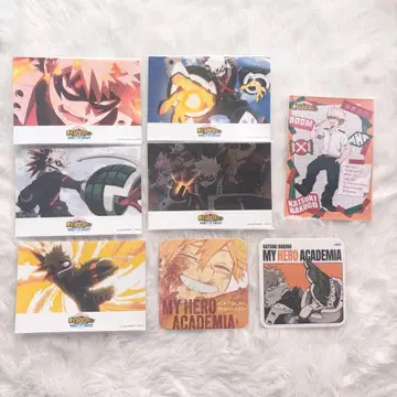 바쿠고 카츠키 아트 코스터 브로마이드