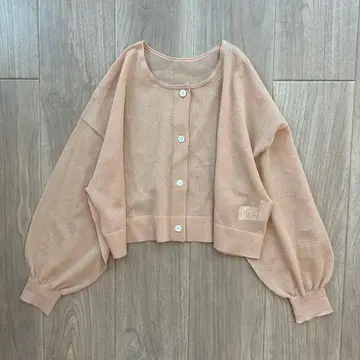 IENA FILMY COTTON 가디건 시어 가디건 크롭