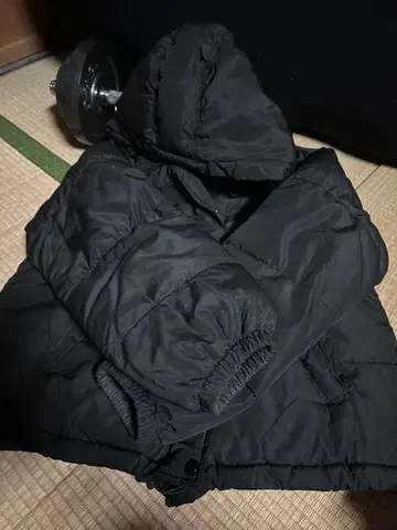 블랙 다운 자켓