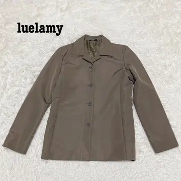 a2065 [ luelamy ] 긴팔 자켓 버튼 M 심플 마담 무지