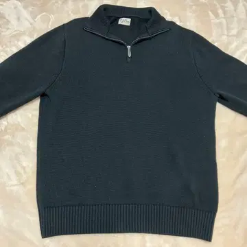 J.Crew 블랙 하프 지퍼 스웨터