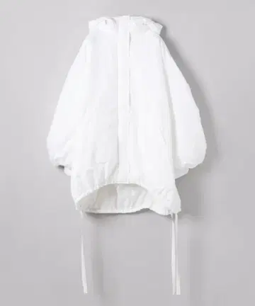 JEANASIS 지나시스 몬스터 후드티 코트 화이트