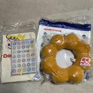 미스터 도넛 세트 (쿠션, 스케줄러, 토트백)