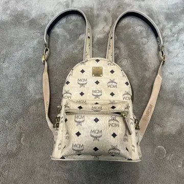MCM 백팩 베이지