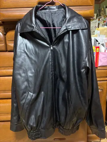 블랙 가죽 자켓