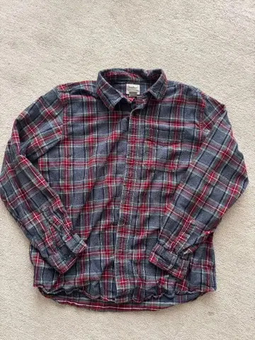 L.L.Bean 체크 무늬 플란넬 셔츠