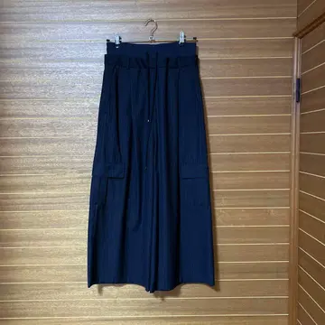 RIM.ARK 더블 허리 와이드 카고 팬츠