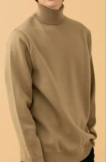 STUDIOS 프리미엄 밀라노 리브 터틀넥 니트 스웨터