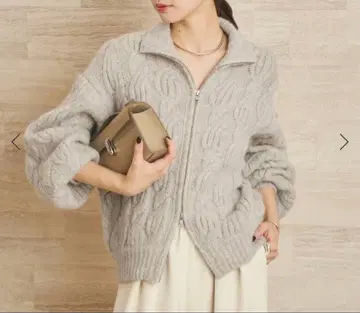 새상품 Plage les Tendre alan zip UP 니트