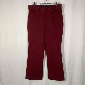 FARAH 빈티지 팬츠 벨보텀 알루미늄 탈론 주홍색