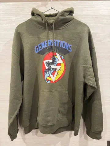 GENERATIONS 소년 크로니클 라이브 후드티 올리브 그린 L