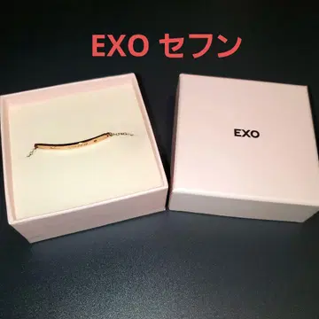 [ 미사용 새상품 ] EXO 세훈 벌스데이 팔찌 핑크 골드