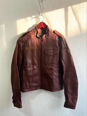 어반 리서치 가죽 자켓 양가죽 브라운