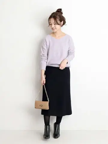 거의 새상품 SLOBE IENA 폭스 슈퍼 파인 메리노울 풀오버