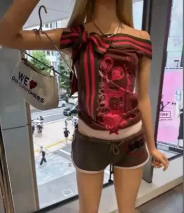 heaven by marc jacobs 숄더 탑