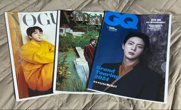 BTS JIN 잡지 GQ VOGUE JAPAN 3권 세트