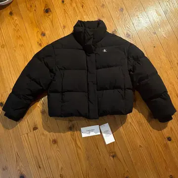 캘빈클라인 다운 자켓 S 새상품급 블랙 스테디셀러