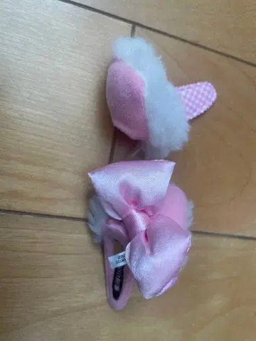핑크 리본 포함 귀 모양 머리띠