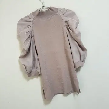 마이 스트라다 턱 슬리브 도킹 니트