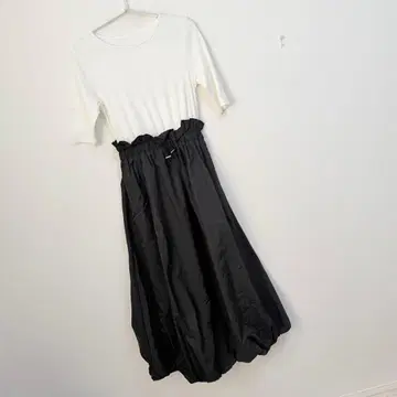 노스탤지어 @saaya_mizuno 콜라보 도킹 벌룬 원피스