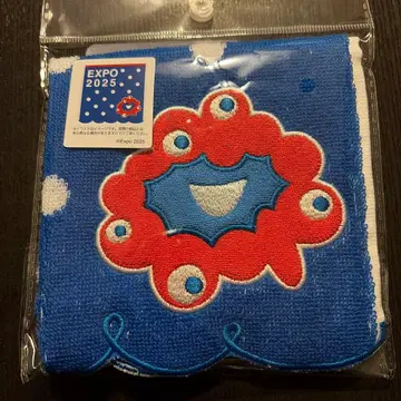 EXPO2025 미야쿠미야쿠 자카드 미니 타월 스캘럽