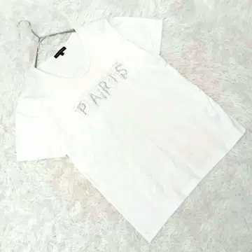 새상품급 [ 어반 리서치 ] (40) 영문 자수 T셔츠 U넥 반팔 심플