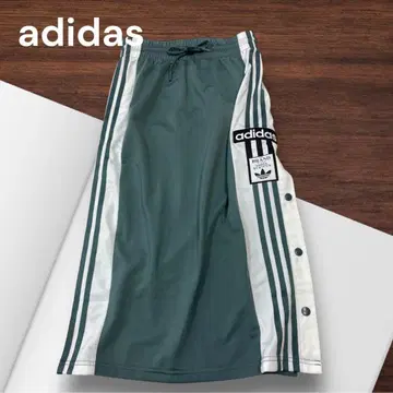 e553 adidas 사이드 버튼 스커트 그린