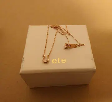 ete k10 말굽 목걸이 약 40cm 조정 가능