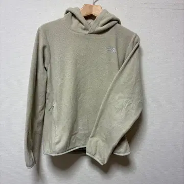 THE NORTH FACE 베이지 플리스 후드티