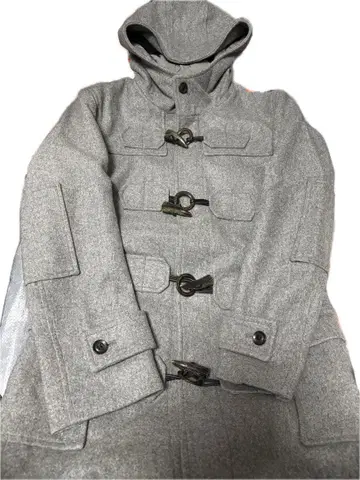 레어 ARTISAN 더플 코트 그레이 캐시미어 울 S 아티산