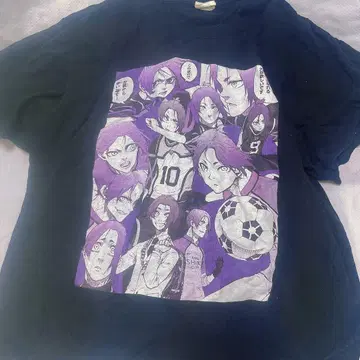 블루 록 전시회 미카게 레오 원화 T셔츠