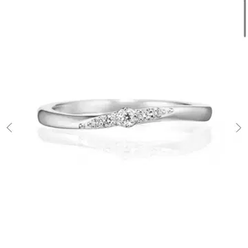 다이아몬드 장식 실버 반지