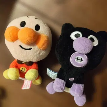 호빵맨 세균맨 봉제 인형 세트