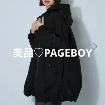 새상품급 PAGEBOY 몬스터 후드티 코트