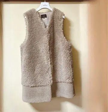 23구 ECOPEL 컬리 퍼 베스트 44 빅 사이즈