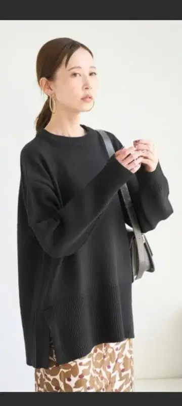 [새상품] ROPE'PICNIC 니트 (블랙) 프로필 읽어주세요