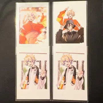 LIVE ARK HELIX 폴라로이드풍 트레이딩 카드 un:c 4장 세트