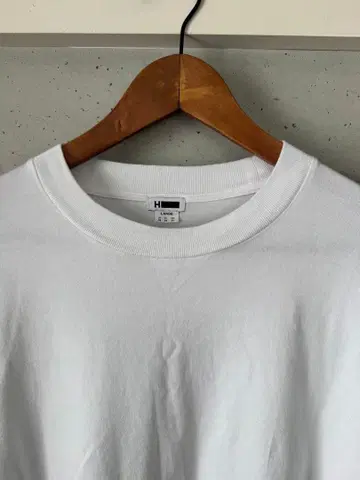 새상품급 2장 세트 Hbeauty&youth 화이트 긴팔 T셔츠 L