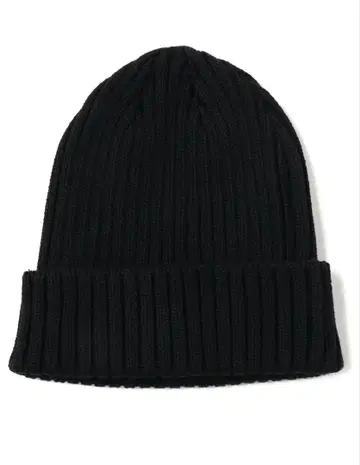 KIJIMATAKAYUKI 블랙 니트 모자 FREE
