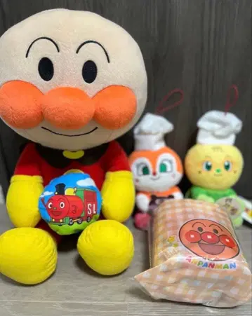 호빵맨 봉제 인형 담요