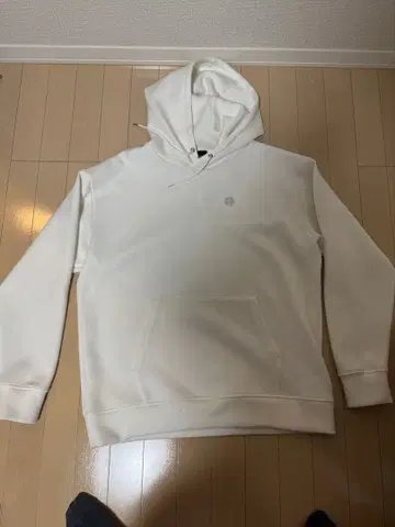 ReZARD 화이트 후드 부착 후드티